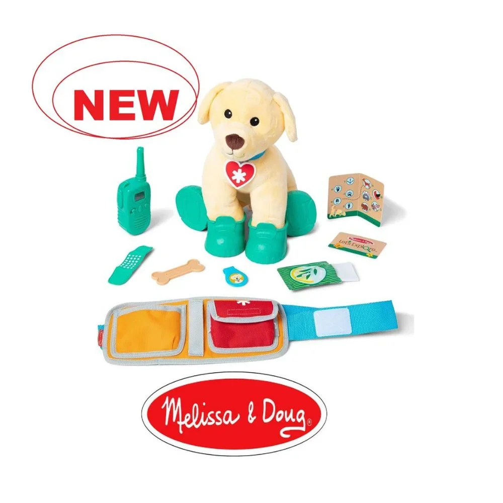 Melissa & Doug Let's Explore Ranger Rescue Dog Pretend Play Set Gear Puppy Camp